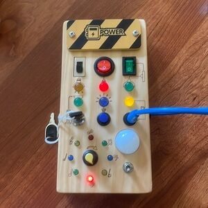 (50% off bundles!) toddler busy electrical board